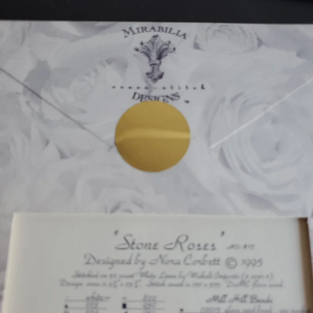 Mirabilia Nora Corbett ROSE CELEBRATION Cross Stitch Pattern Retired MD 23 17 14